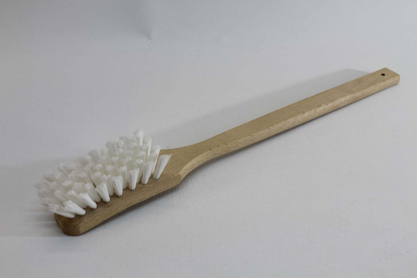 Stielbürste groß / vorn aufgeschweift, Nylon hart